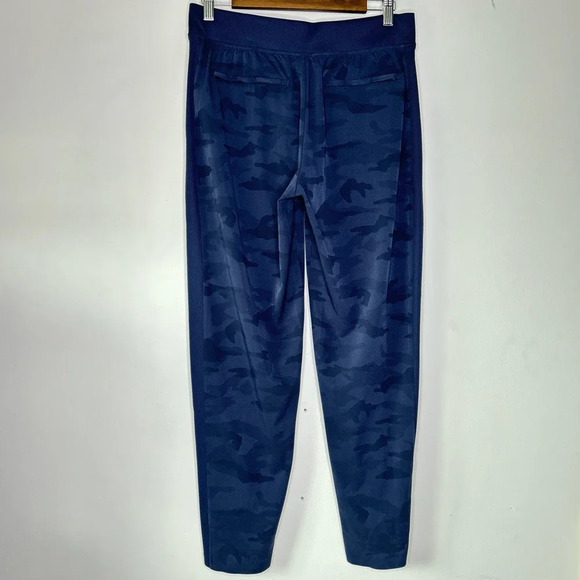 Athleta Navy Blue Brooklyn Ankle Camo Pant Size 8 - Picture 11 of 12